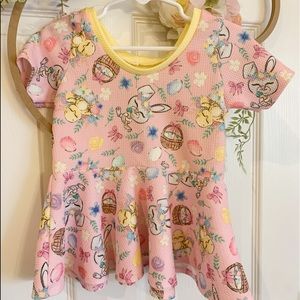 Size 4T Easter peplum